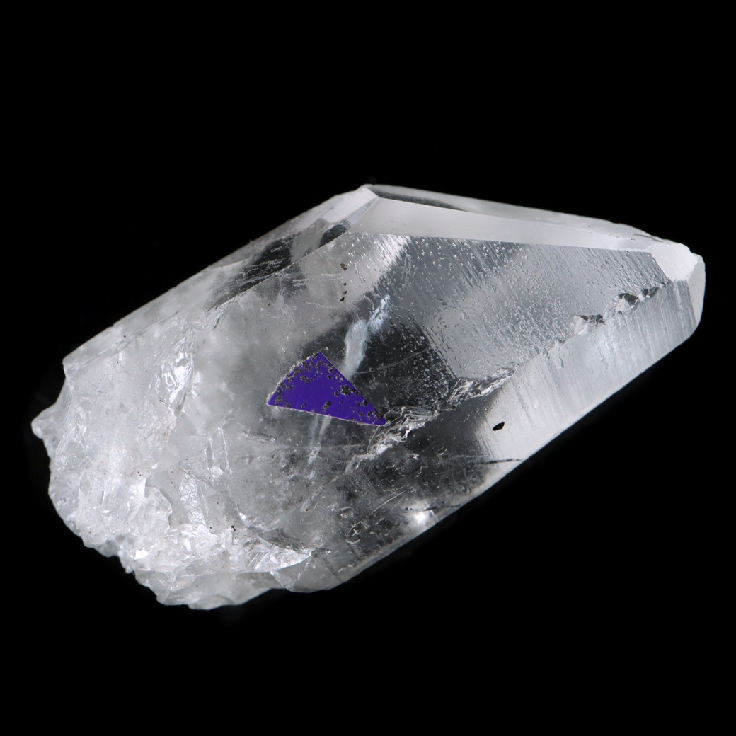 レムリアンシード 水晶 ポイント ライトニング水晶 雷水晶 単結晶 天然石 ブラジル ミナスジェライス州 セーラ・デ・カブラル産