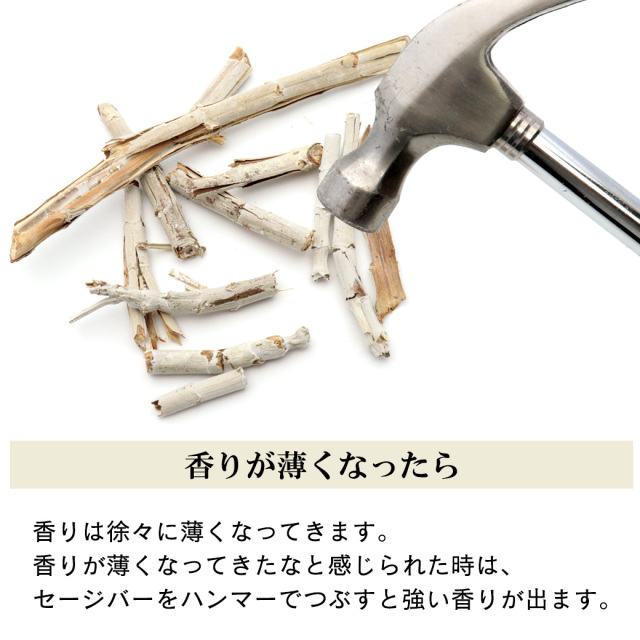 ホワイトセージ 枝付き クラスター 無選別 100g 無農薬 高品質