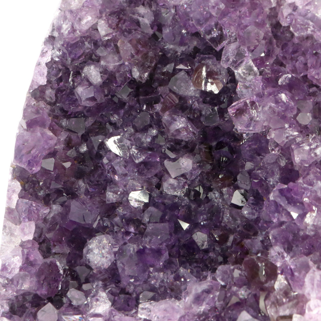 アメジスト クラスター 側面磨き AAA ドゥルーザ 紫水晶 置き物 原石 ウルグアイ産 天然石 1点物 2月 誕生石 天然石 amethyst