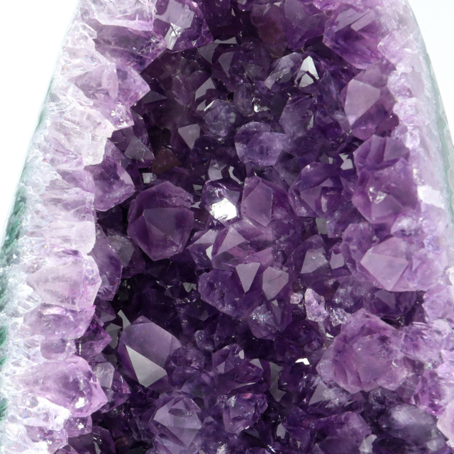 アメジスト クラスター 側面磨き AAA ドゥルーザ 紫水晶 置き物 原石 ウルグアイ産 天然石 1点物 2月 誕生石 天然石 amethyst