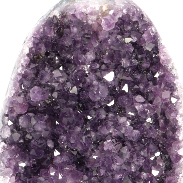 アメジスト クラスター 側面磨き AAA ドゥルーザ 紫水晶 置き物 原石 310g ウルグアイ産 天然石 1点物 2月 誕生石 天然石 amethyst 