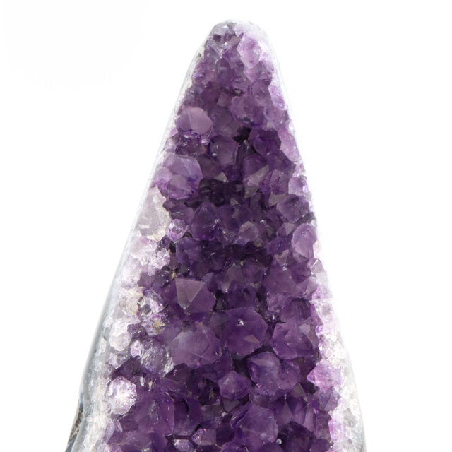 アメジスト クラスター 側面磨き AAA ドゥルーザ 紫水晶 置き物 原石 310g ウルグアイ産 天然石 1点物 2月 誕生石 天然石 amethyst 