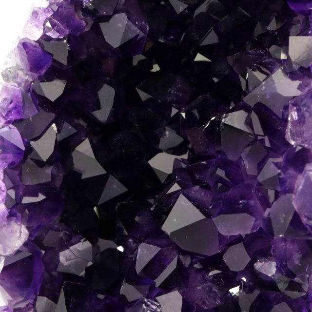 アメジスト クラスター 側面磨き エクストラ グレード EX ドゥルーザ 紫水晶 置き物 原石