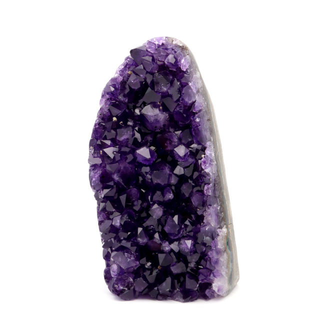 アメジスト クラスター 側面磨き エクストラ グレード EX ドゥルーザ 紫水晶 置き物 原石