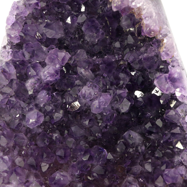 アメジスト クラスター 側面磨き AAA ドゥルーザ 紫水晶 置き物 原石 ウルグアイ産 天然石 1点物 2月 誕生石 天然石 amethyst