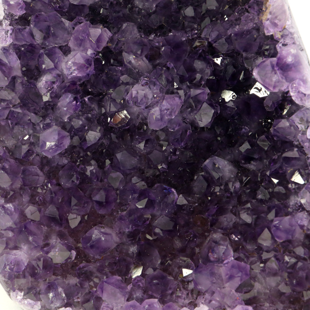 アメジスト クラスター 側面磨き AAA ドゥルーザ 紫水晶 置き物 原石 ウルグアイ産 天然石 1点物 2月 誕生石 天然石 amethyst