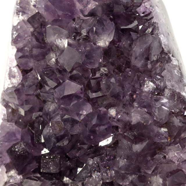 アメジスト クラスター 側面磨き AAA ドゥルーザ 紫水晶 置き物 原石 ウルグアイ産 天然石 1点物 2月 誕生石 天然石 amethyst