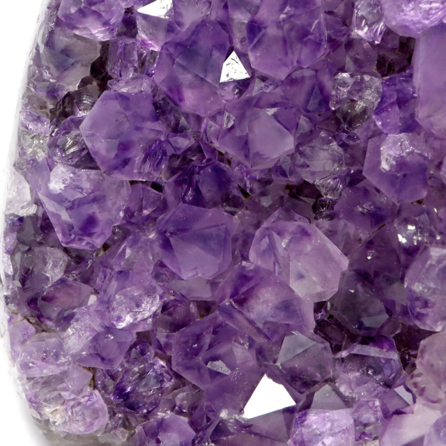 アメジスト クラスター 側面磨き AAA ドゥルーザ 紫水晶 置き物 原石 ウルグアイ産 天然石 1点物 2月 誕生石 天然石 amethyst
