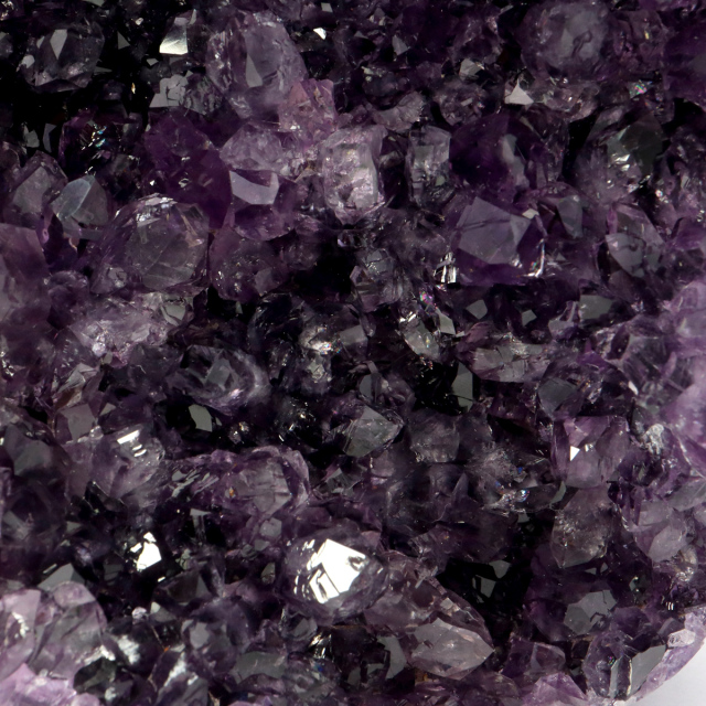 アメジスト クラスター 側面磨き AAA ドゥルーザ 紫水晶 置き物 原石 ウルグアイ産 天然石 1点物 2月 誕生石 天然石 amethyst