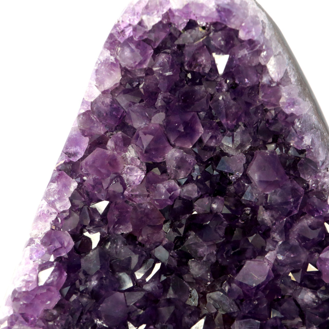 アメジスト クラスター 側面磨き AAA ドゥルーザ 紫水晶 置き物 原石 ウルグアイ産 天然石 1点物 2月 誕生石 天然石 amethyst