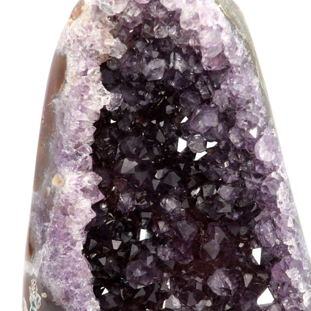アメジスト クラスター 側面磨き AAA ドゥルーザ 紫水晶 置き物 原石 ウルグアイ産 天然石 1点物 2月 誕生石 天然石 amethyst