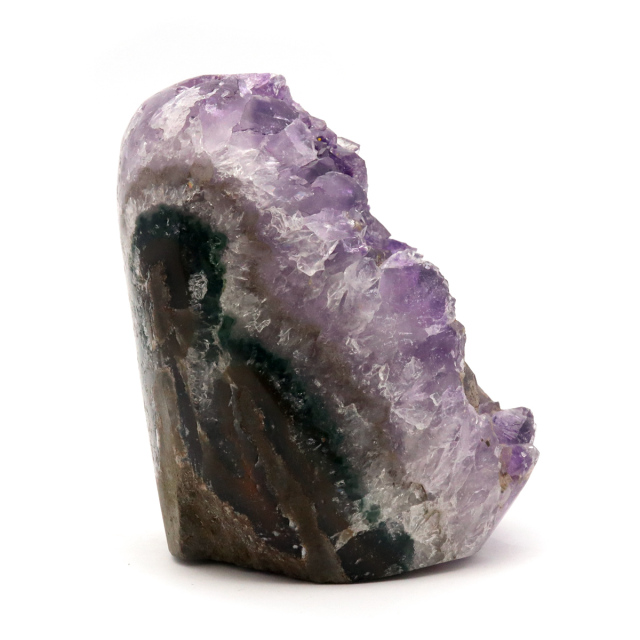 アメジスト クラスター 側面磨き AAA ドゥルーザ 紫水晶 置き物 原石 ウルグアイ産 天然石 1点物 2月 誕生石 天然石 amethyst