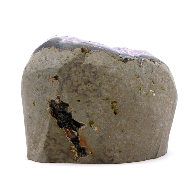 アメジスト クラスター 側面磨き AAA ドゥルーザ 紫水晶 置き物 原石 ウルグアイ産 天然石 1点物 2月 誕生石 天然石 amethyst