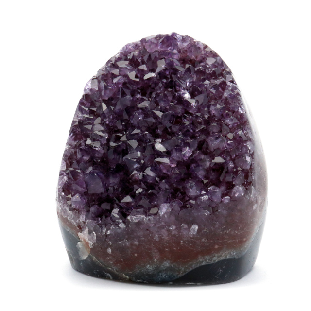 アメジスト クラスター 側面磨き AAA ドゥルーザ 紫水晶 置き物 原石 ウルグアイ産 天然石 1点物 2月 誕生石 天然石 amethyst
