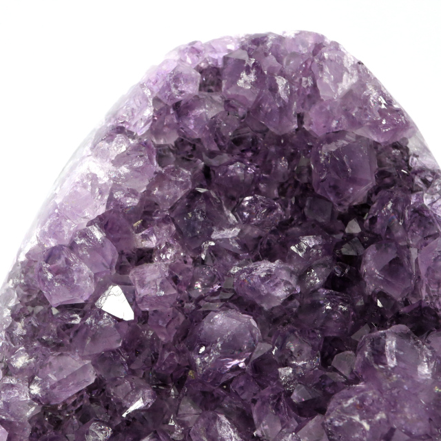 アメジスト クラスター 側面磨き AAA ドゥルーザ 紫水晶 置き物 原石 ウルグアイ産 天然石 1点物 2月 誕生石 天然石 amethyst