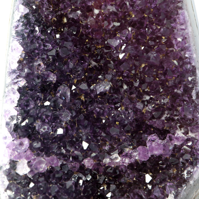 アメジスト クラスター 側面磨き AAA ドゥルーザ 紫水晶 置き物 原石 ウルグアイ産 天然石 1点物 2月 誕生石 天然石 amethyst