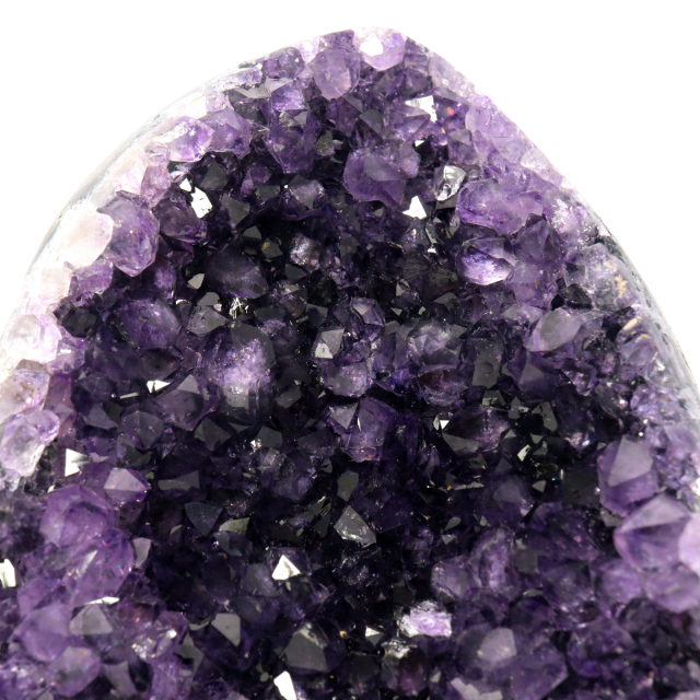 アメジスト クラスター 側面磨き AAA ドゥルーザ 紫水晶 置き物 原石 ウルグアイ産 天然石 1点物 2月 誕生石 天然石 amethyst
