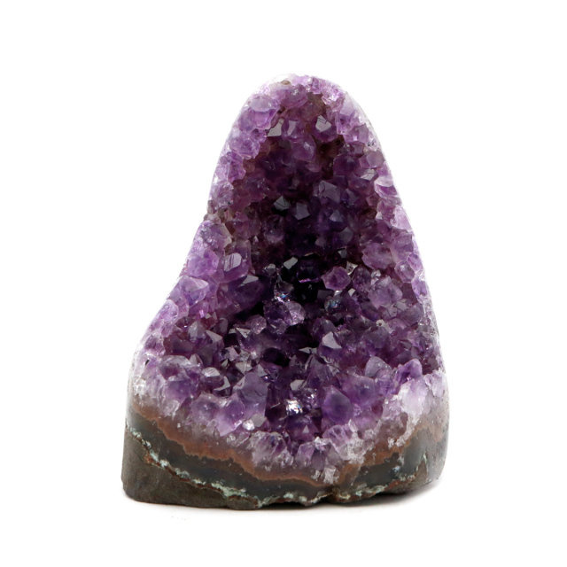 アメジスト クラスター 側面磨き AAA ドゥルーザ 紫水晶 置き物 原石 ウルグアイ産 天然石 1点物 2月 誕生石 天然石 amethyst