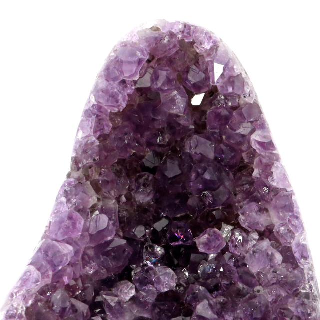 アメジスト クラスター 側面磨き AAA ドゥルーザ 紫水晶 置き物 原石 ウルグアイ産 天然石 1点物 2月 誕生石 天然石 amethyst