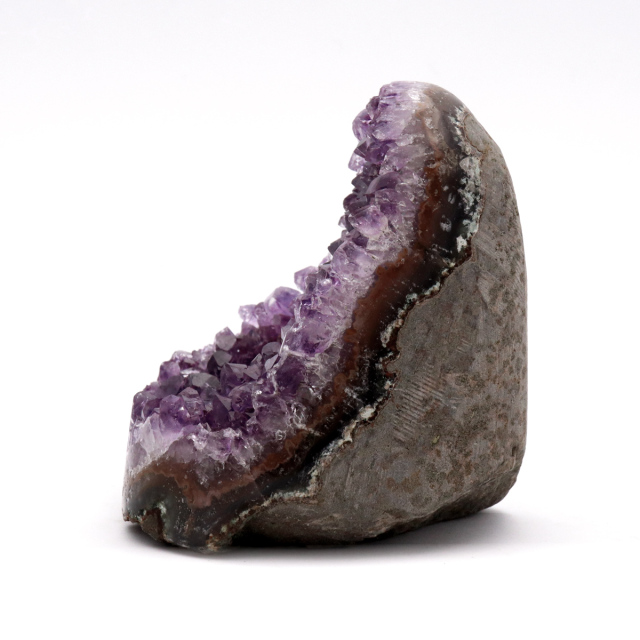 アメジスト クラスター 側面磨き AAA ドゥルーザ 紫水晶 置き物 原石 ウルグアイ産 天然石 1点物 2月 誕生石 天然石 amethyst