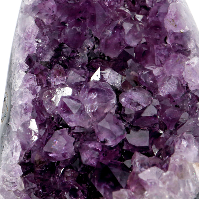 アメジスト クラスター 側面磨き AAA ドゥルーザ 紫水晶 置き物 原石 ウルグアイ産 天然石 1点物 2月 誕生石 天然石 amethyst