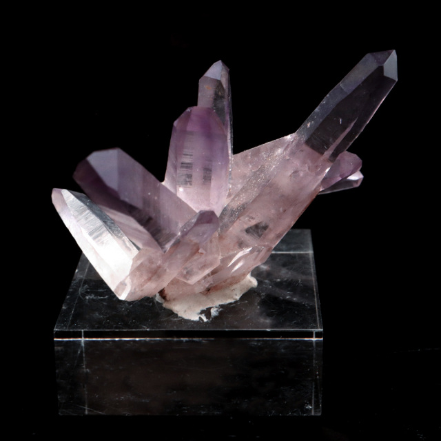 ベラクルス アメジスト ポイント クラスター メキシコ産 母岩付き 結晶石 1点もの ツーソン展示会商品 紫水晶 天然石