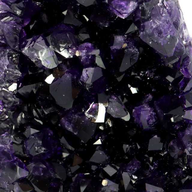 アメジスト クラスター 側面磨き エクストラ グレード EX ドゥルーザ 紫水晶 置き物 原石 ウルグアイ産 天然石 1点物 2月 誕生石