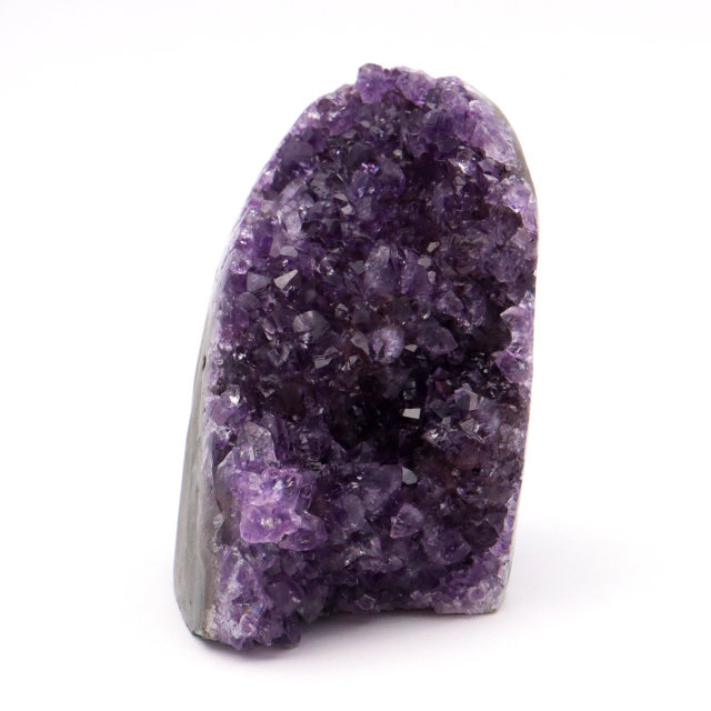 アメジスト クラスター 側面磨き AAA ドゥルーザ 紫水晶 置き物 原石 ウルグアイ産 天然石 1点物 2月 誕生石 天然石 amethyst