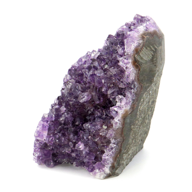アメジスト クラスター 側面磨き AAA ドゥルーザ 紫水晶 置き物 原石 ウルグアイ産 天然石 1点物 2月 誕生石 天然石 amethyst