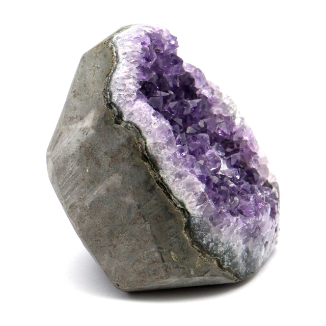 アメジスト クラスター 側面磨き AAA ドゥルーザ 紫水晶 置き物 原石 ウルグアイ産 天然石 1点物 2月 誕生石 天然石 amethyst