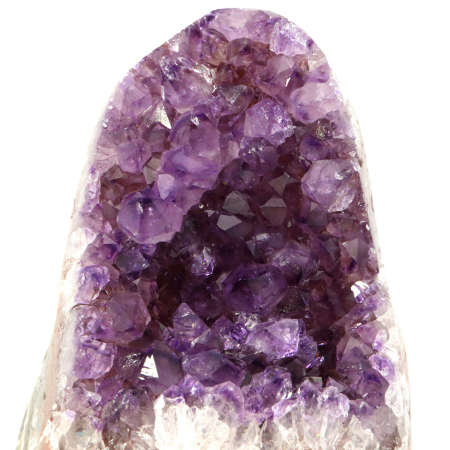 アメジスト クラスター 側面磨き AAA ドゥルーザ 紫水晶 置き物 原石 ウルグアイ産 天然石 1点物 2月 誕生石 天然石 amethyst