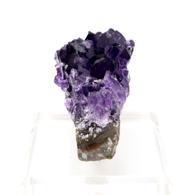 アメジスト クラスター 台付き 紫水晶 置き物 原石 ウルグアイ産 天然石 AAA 1点物 2月 誕生石