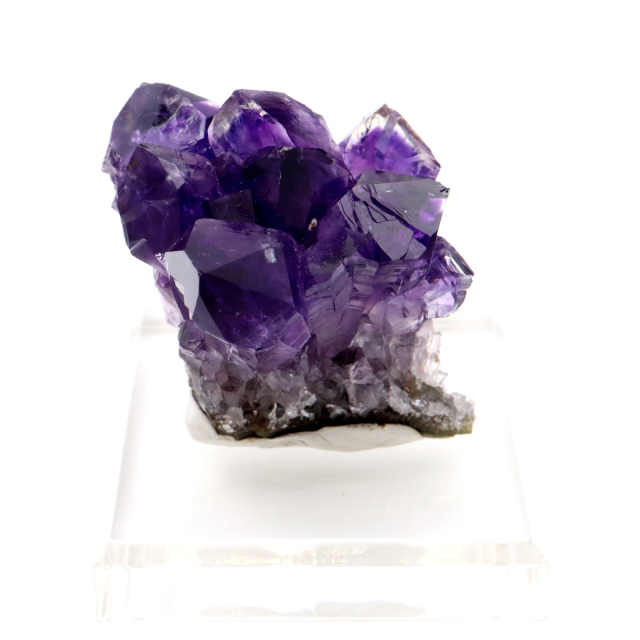 アメジスト クラスター 台付き 紫水晶 置き物 原石 ウルグアイ産 天然石 AAA 1点物 2月 誕生石