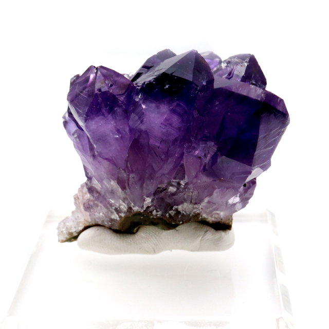 アメジスト クラスター 台付き 紫水晶 置き物 原石 ウルグアイ産 天然石 AAA 1点物 2月 誕生石