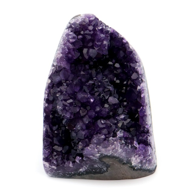 アメジスト クラスター 側面磨き 紫水晶 置き物 原石 ウルグアイ産 天然石 AAA 1点物 2月 誕生石