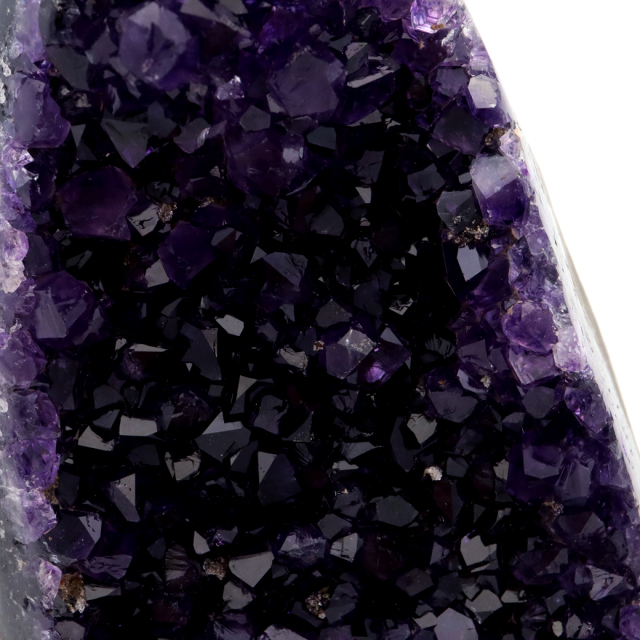 アメジスト クラスター 側面磨き 紫水晶 置き物 原石 ウルグアイ産 天然石 AAA 1点物 2月 誕生石