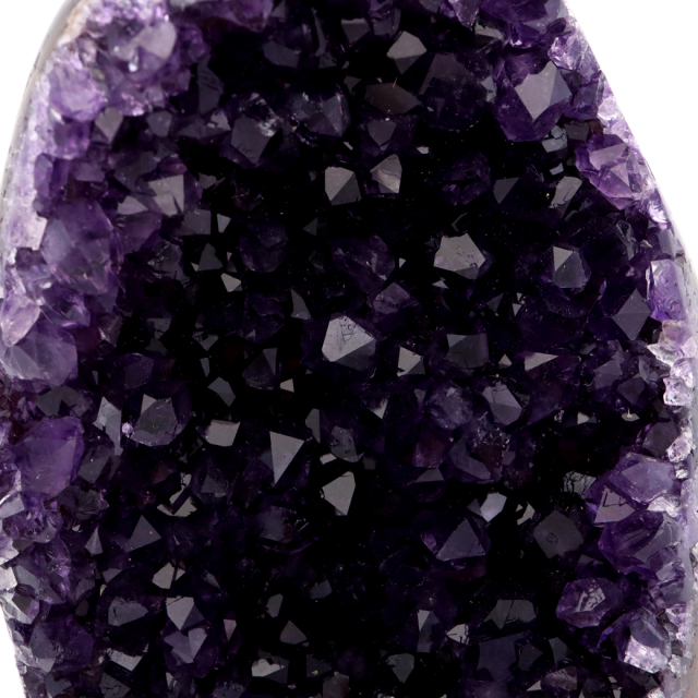 アメジスト クラスター 側面磨き 紫水晶 置き物 原石 ウルグアイ産 天然石 AAA 1点物 2月 誕生石