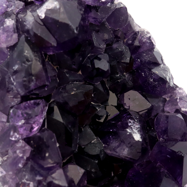 アメジスト クラスター 側面磨き 紫水晶 置き物 原石 ウルグアイ産 天然石 AAA 1点物 2月 誕生石