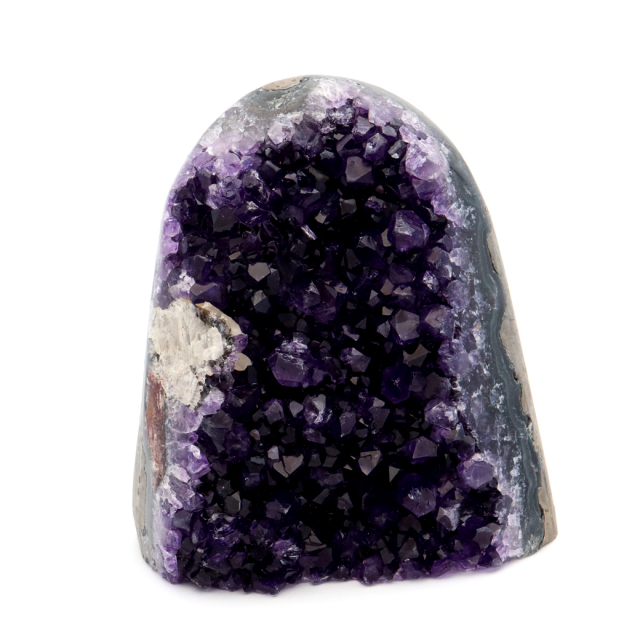 アメジスト クラスター 側面磨き 紫水晶 置き物 原石 ウルグアイ産 天然石 AAA 1点物 2月 誕生石
