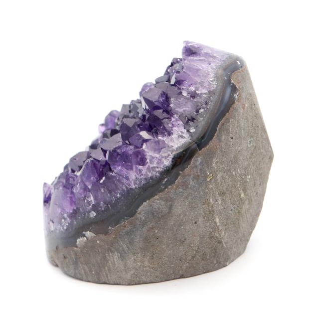アメジスト クラスター 側面磨き 紫水晶 置き物 原石 ウルグアイ産 天然石 AAA 1点物 2月 誕生石