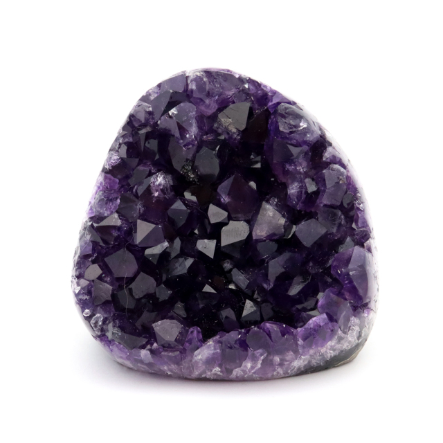 アメジスト クラスター 側面磨き 紫水晶 置き物 原石 ウルグアイ産 天然石 AAA 1点物 2月 誕生石