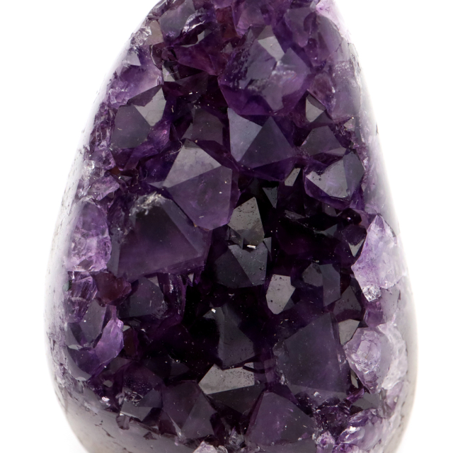 アメジスト クラスター 側面磨き 紫水晶 置き物 原石 ウルグアイ産 天然石 AAA 1点物 2月 誕生石
