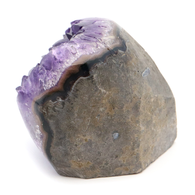アメジスト クラスター 側面磨き 紫水晶 置き物 原石 ウルグアイ産 天然石 AAA 1点物 2月 誕生石