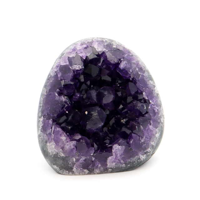 アメジスト クラスター 側面磨き 紫水晶 置き物 原石 ウルグアイ産 天然石 AAA 1点物 2月 誕生石