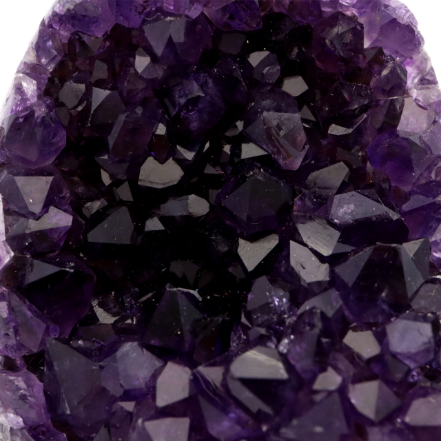 アメジスト クラスター 側面磨き 紫水晶 置き物 原石 ウルグアイ産 天然石 AAA 1点物 2月 誕生石