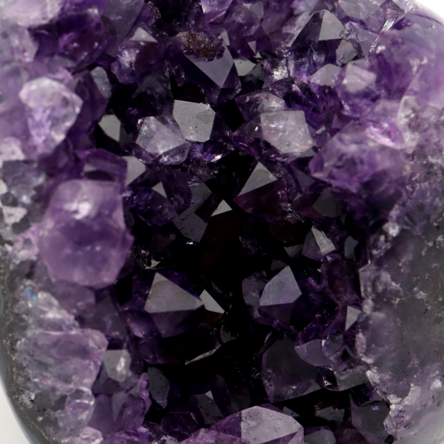 アメジスト クラスター 側面磨き 紫水晶 置き物 原石 ウルグアイ産 天然石 AAA 1点物 2月 誕生石