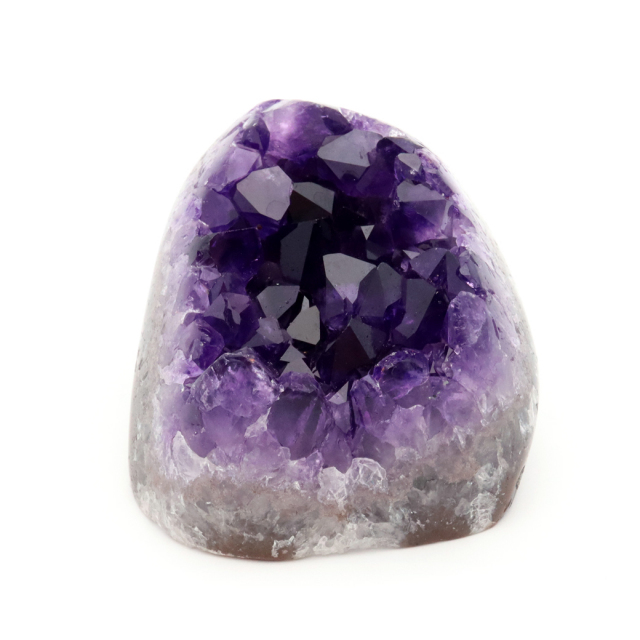 アメジスト クラスター 側面磨き 紫水晶 置き物 原石 ウルグアイ産 天然石 AAA 1点物 2月 誕生石