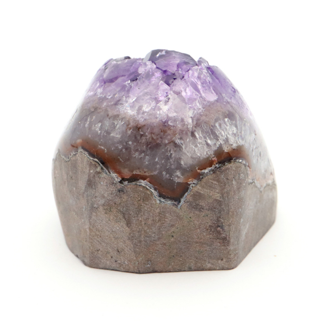 アメジスト クラスター 側面磨き 紫水晶 置き物 原石 ウルグアイ産 天然石 AAA 1点物 2月 誕生石