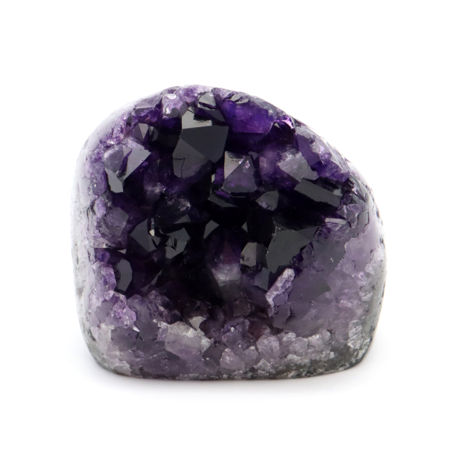 アメジスト クラスター 側面磨き 紫水晶 置き物 原石 ウルグアイ産 天然石 AAA 1点物 2月 誕生石