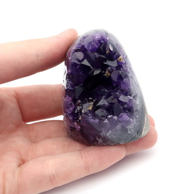 アメジスト クラスター 側面磨き 紫水晶 置き物 原石 ウルグアイ産 天然石 AAA 1点物 2月 誕生石